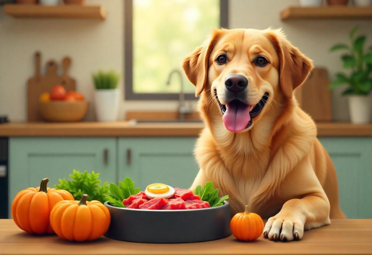Raw food for dog
